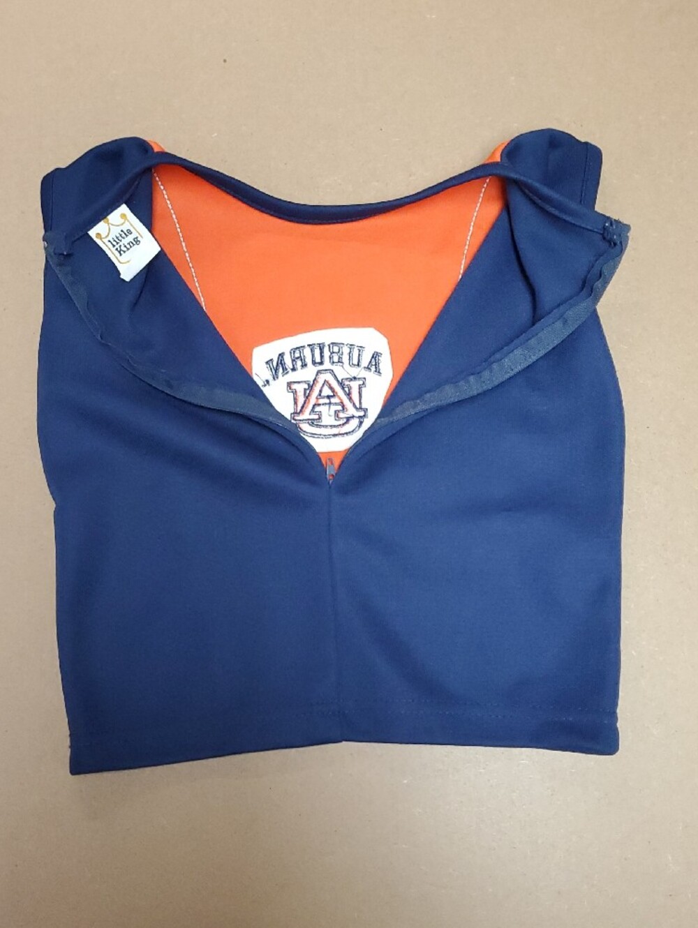 Vintage Auburn Tigers Navy and Orange Two-Piece Cheerleader Set - Picture 10 of 11